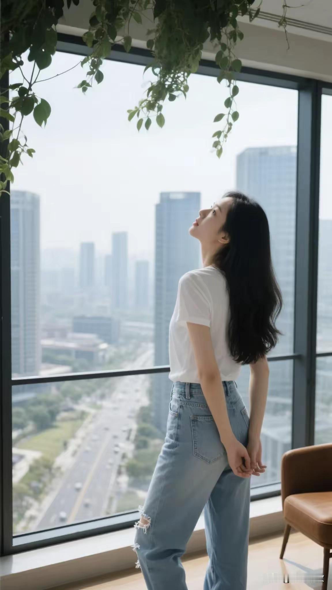 窗明几净，城市风光尽收眼底，享受都市的宁静与美好。