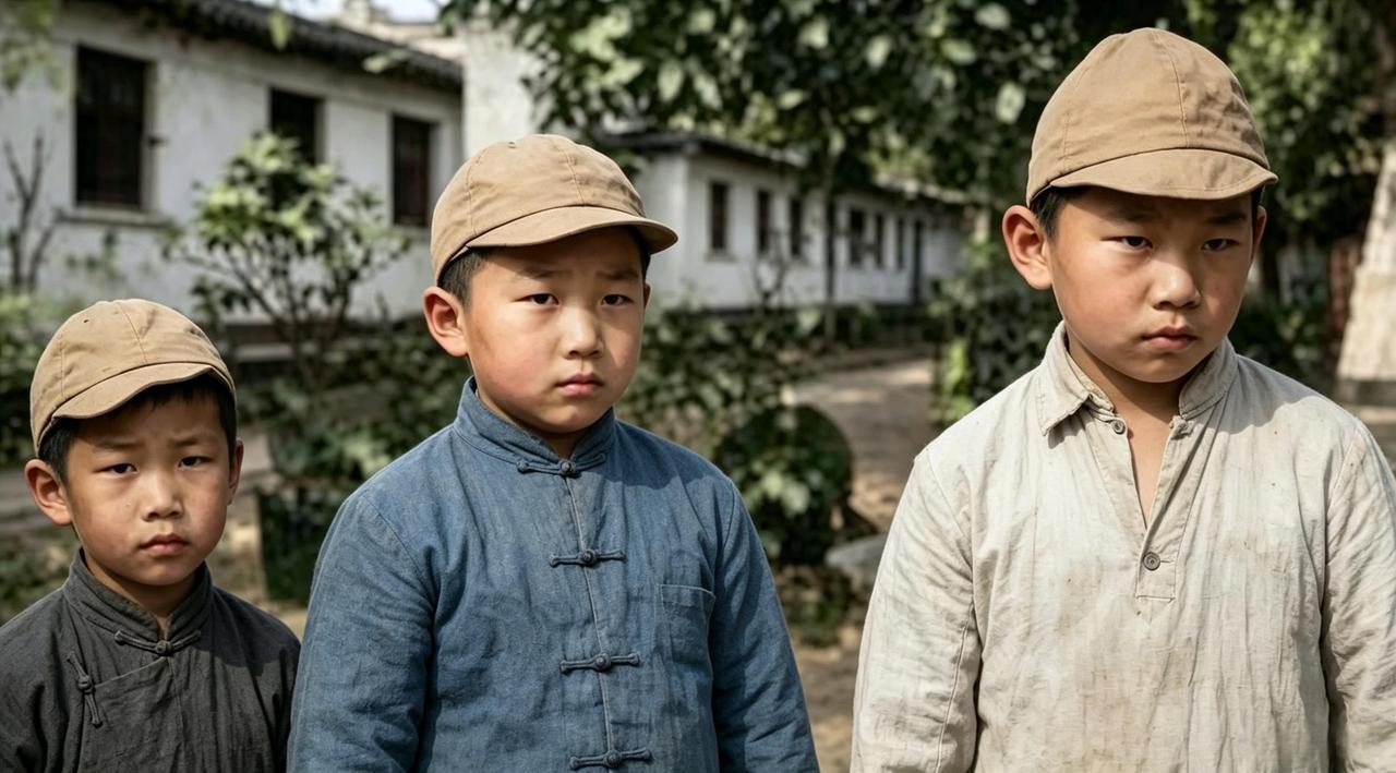 这是毛岸英、毛岸青与毛岸龙三兄弟。关于年龄最小的毛岸龙到底是因病去世，还是走失失