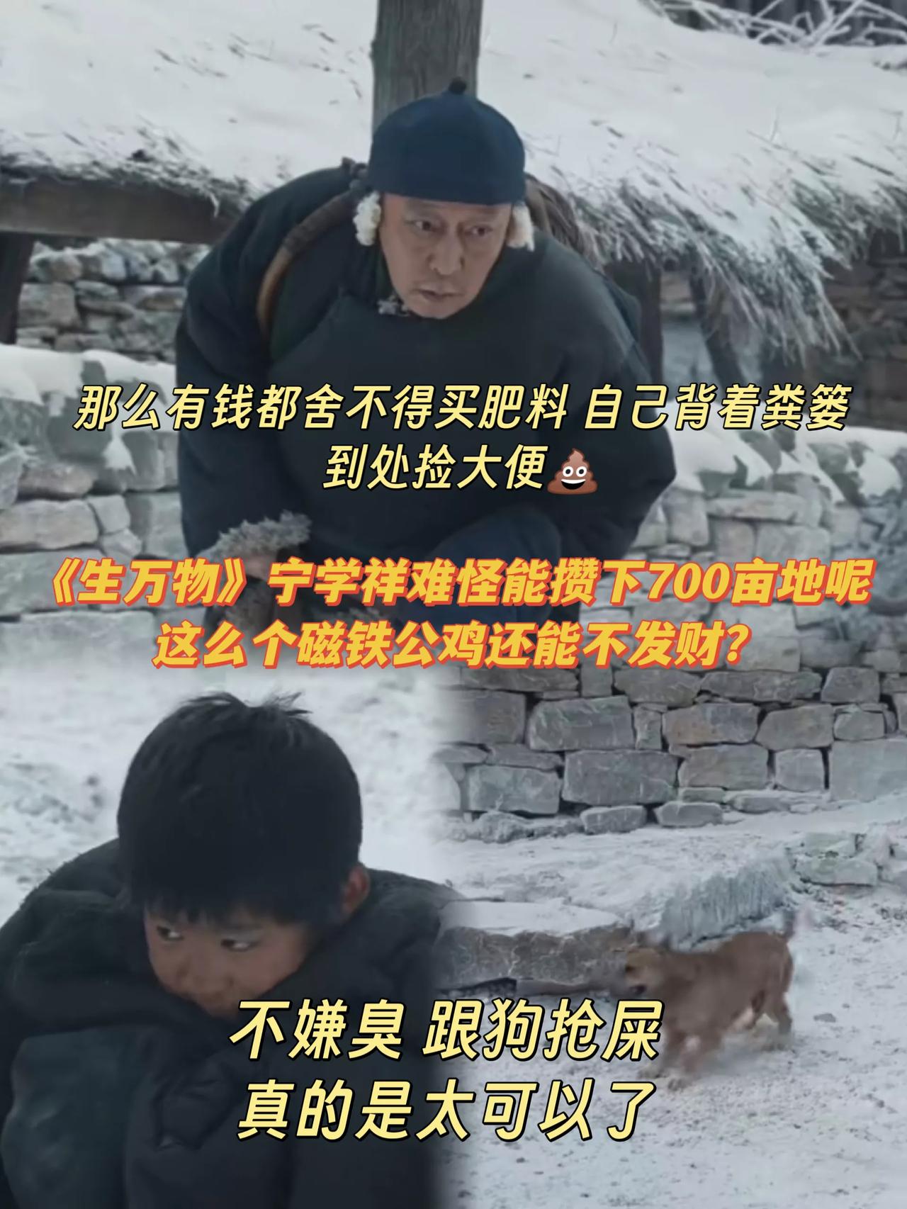 《生万物》宁老爹不愧能有700亩地看看人家咋当次磁铁公鸡的[笑着哭]宁绣绣的爹