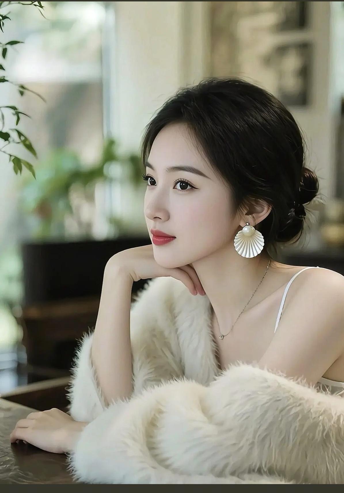 优雅气质，恬静美丽。