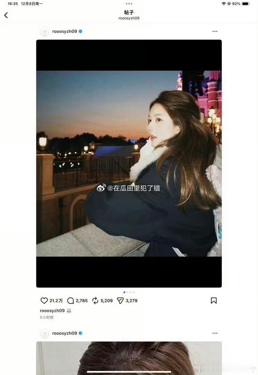 赵露思赵露思ins仅仅5个小时达29万👍🏻，海外女顶是这样的