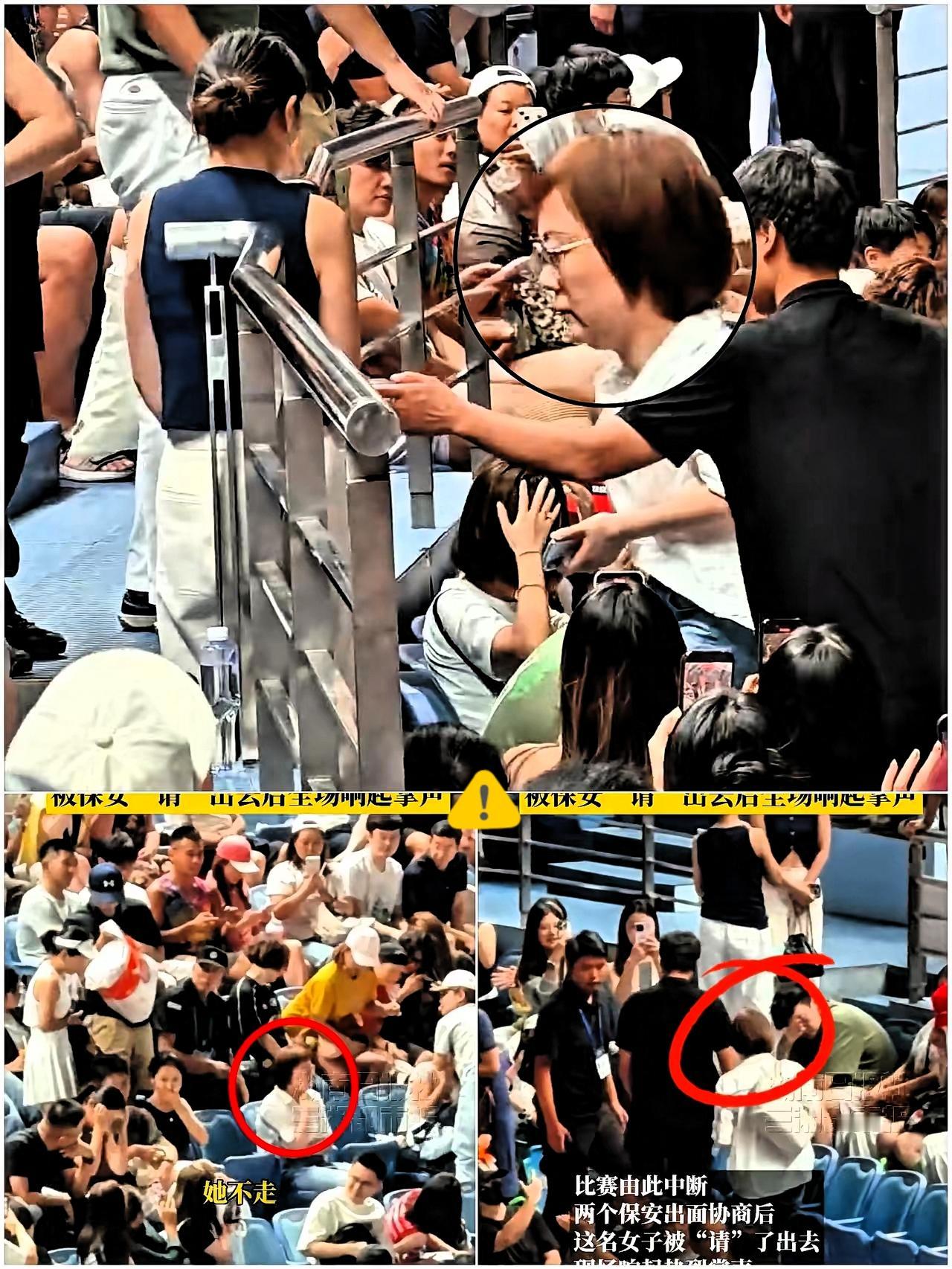 上海网球大师赛又炸锅了！才刚安生9天，又有个女士在场边作妖，居然当众喊出“东亚