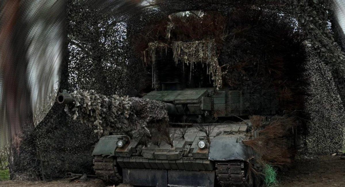 乌克兰使用豹1A5作为12公里射程的临时火炮！豹1A5坦克在第五重型机械