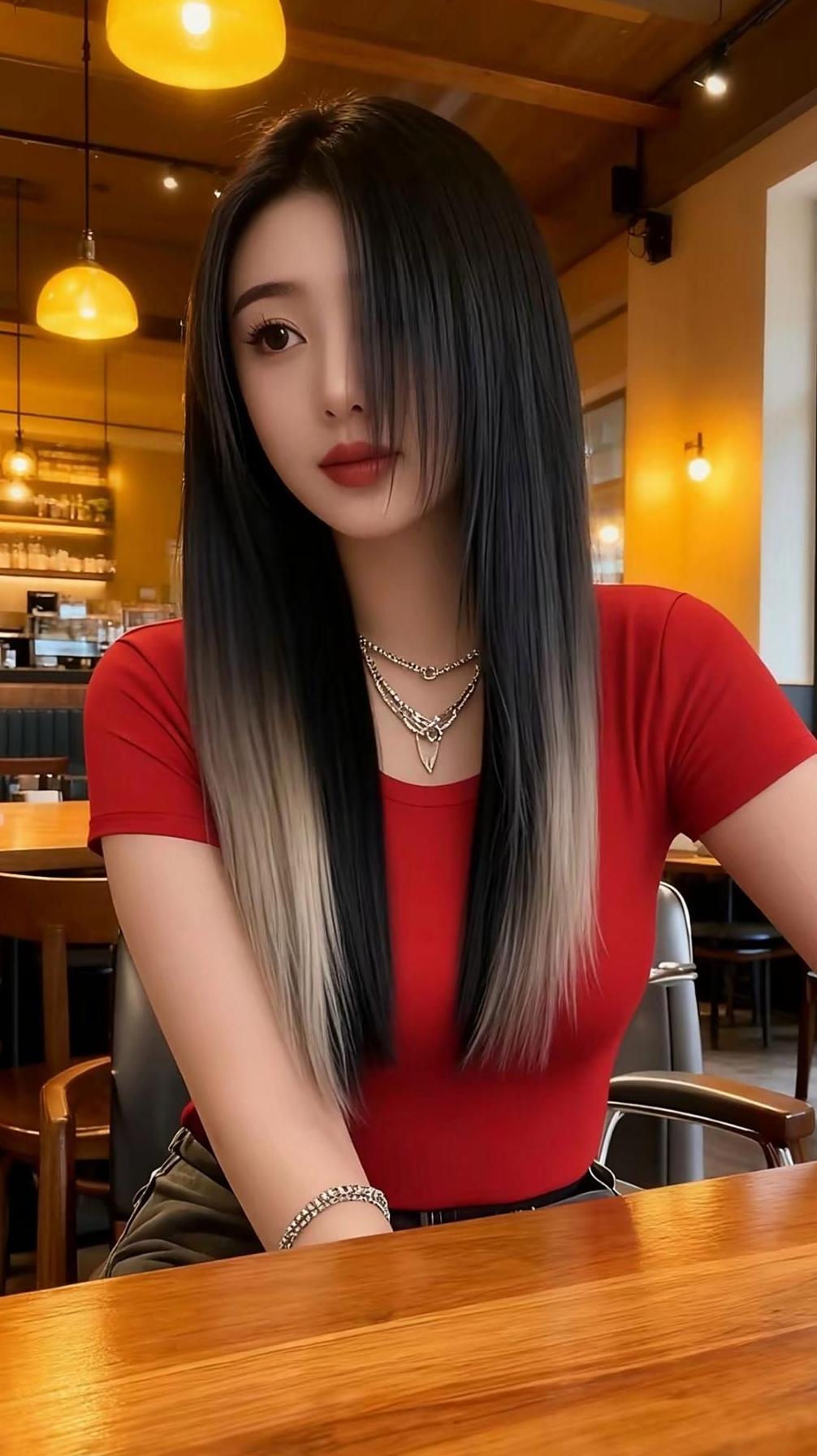 红衣少女，咖啡馆里的小确幸