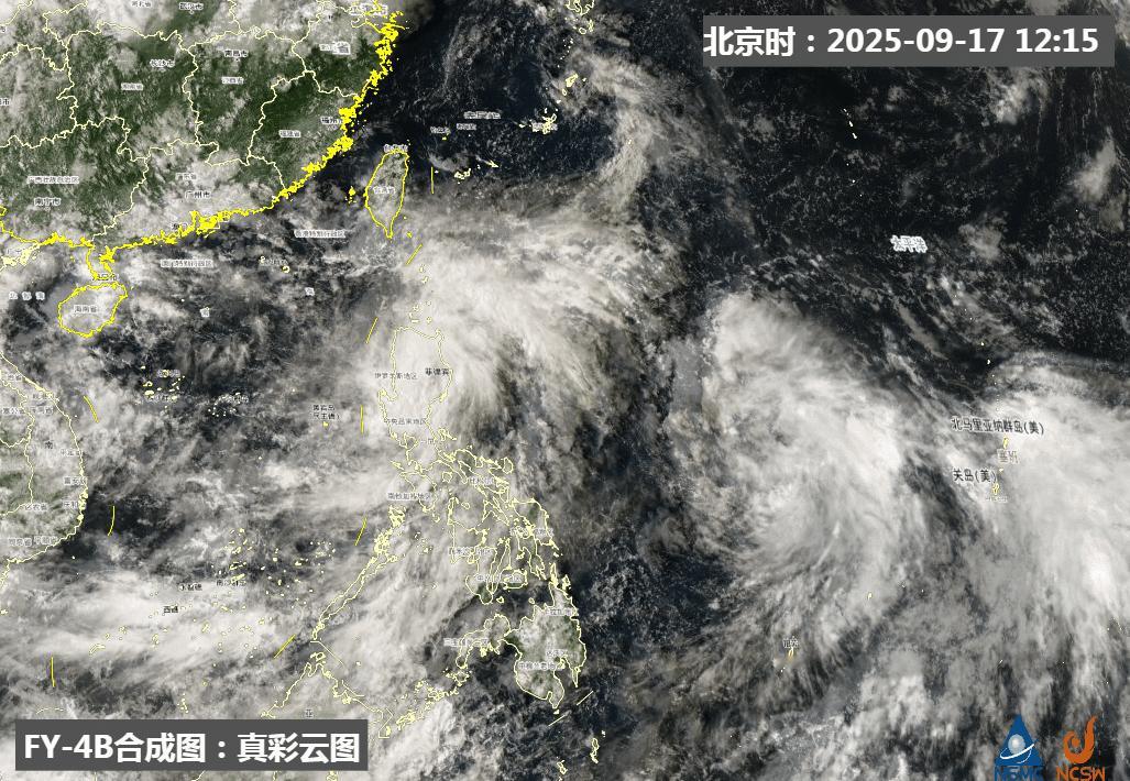 【双台风排队来袭】目前在菲律宾吕宋岛上，以及菲律宾东侧，有两个台风胚胎在发展，明