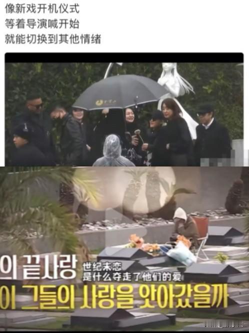 真是越想越气。人走了都不得安宁，连扫墓都能变成一场秀。韩国KBS那个纪录片，