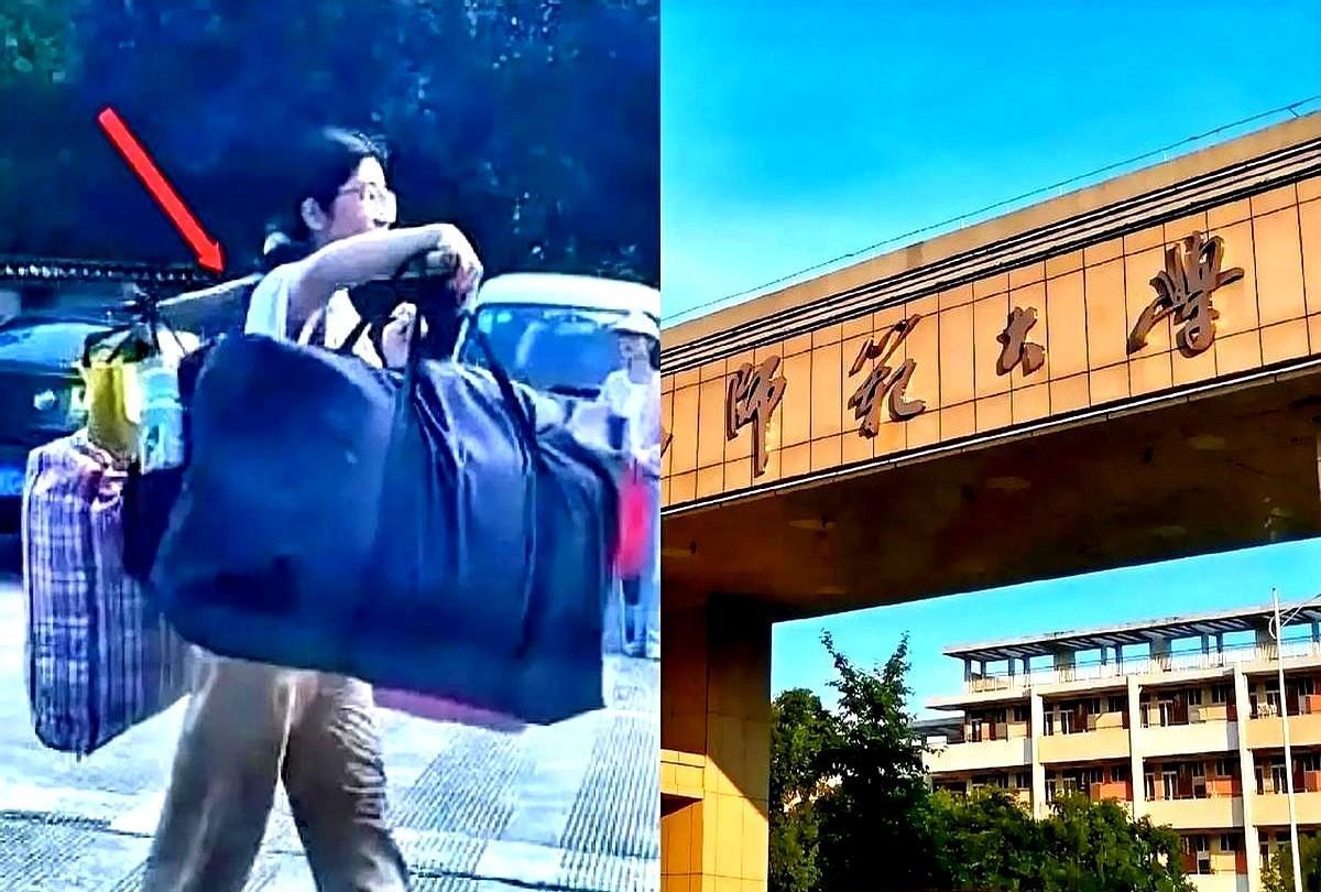 听到桂林“扁担女孩”刘燕准备报考师范，在县里教书的小姨说，她很不看好。不过我觉