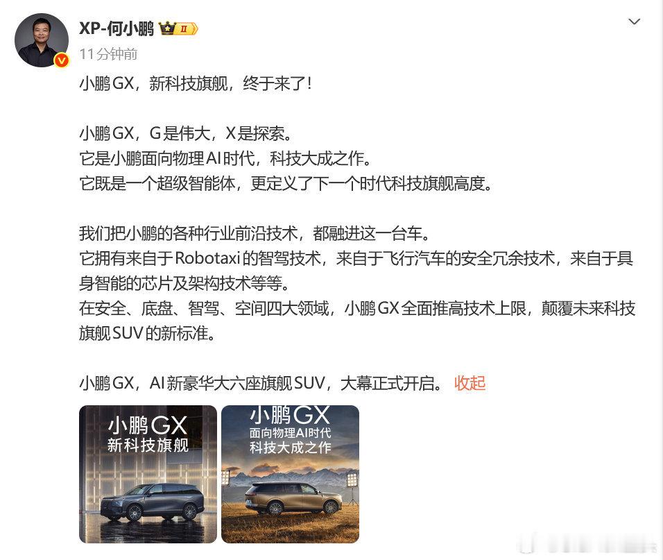 哦？又一台旗舰大6座SUV吗？——安全，来自飞行汽车，确实，那车都飞起来了肯定得