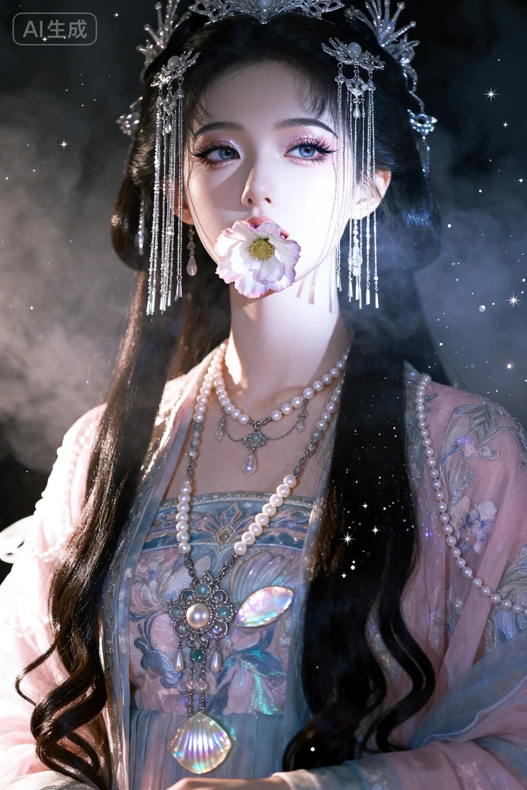 胶片摄影，镜头语言，淡彩，暗调，氛围低光，个性视角，奇妙融合意境，一位...