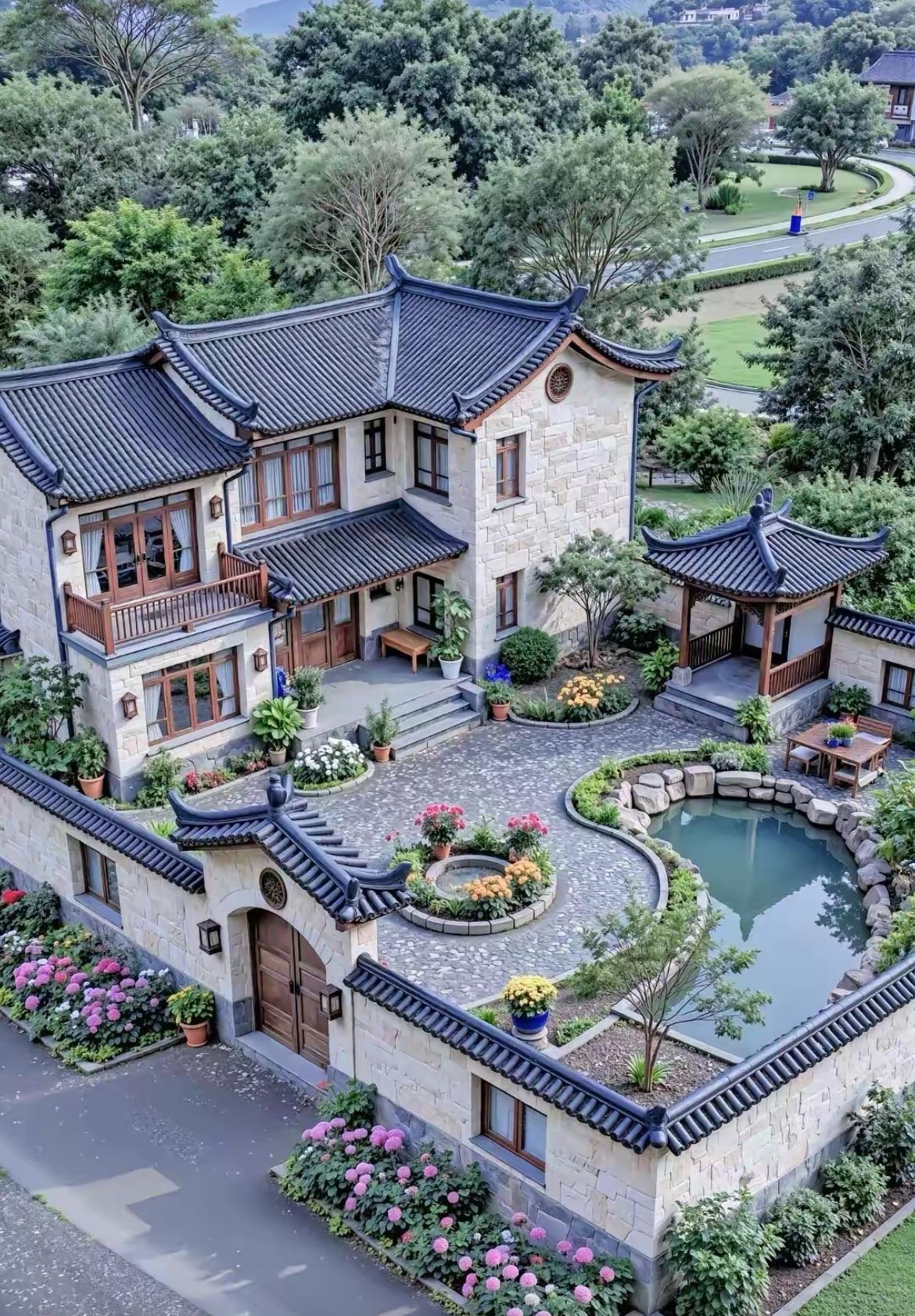 什么样的家庭才能建这么好的房子[笑着哭]