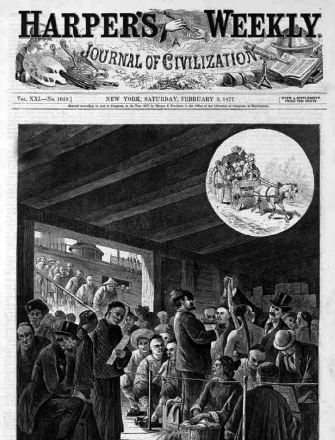 1854年，一艘名叫“英格伍德号”的英国轮船载着47名中国幼女，平静地驶离了宁波