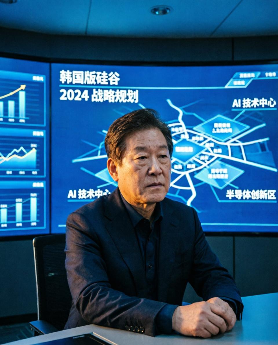 李在明押注5400亿美元“韩国版硅谷”，在农业区全罗道狂建4座芯片厂，誓要借AI