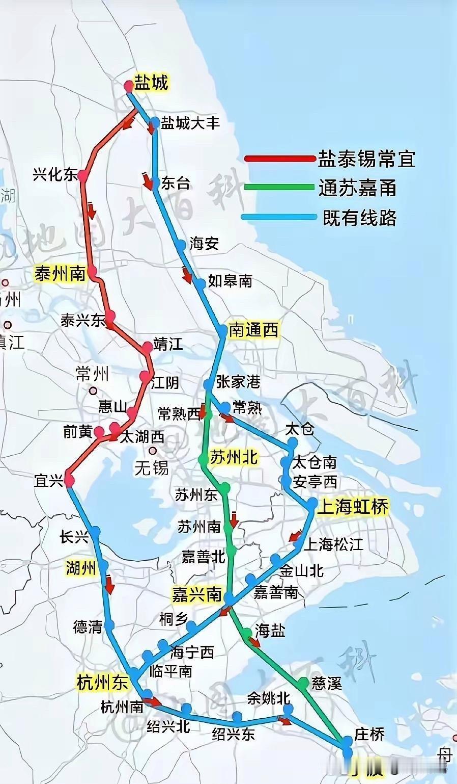 格局大变！盐城，或是江苏高铁最大赢家结合实际来看，两条纵向中轴线高铁落地，盐城