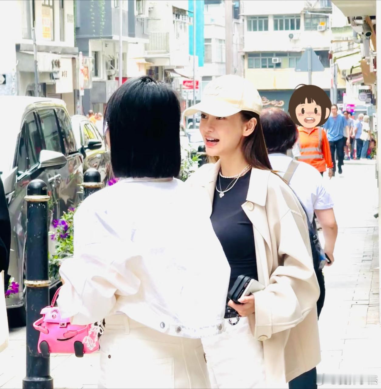 angelababy｜杨颖网友香港偶遇Angelababy​​​