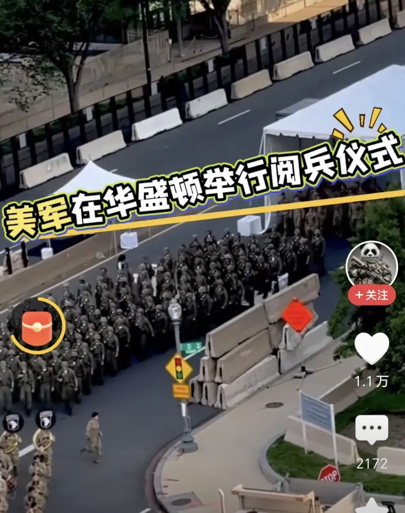 中美阅兵真是大不同，刚刚看了美国马上要举行的阅兵彩排照片，真是让人大开眼界。明