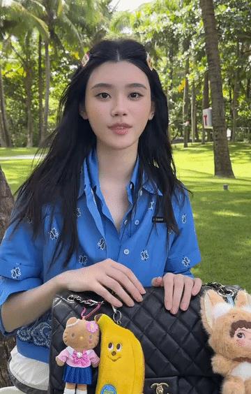 婚后，生娃后的奚梦瑶反而看起来越来越青春了！不是硬凹少女，是真的很少女感！由内而