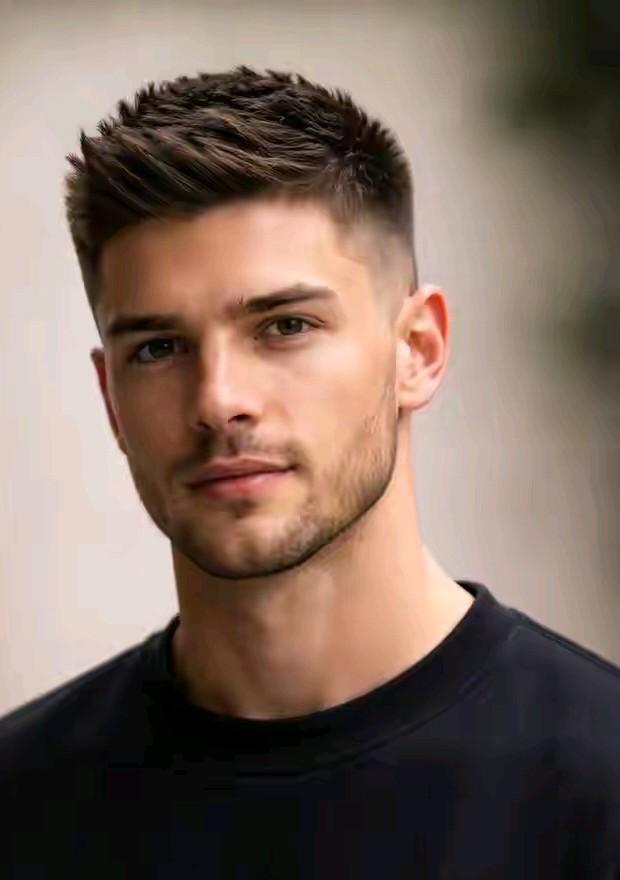 有个难题问大家，下面两个人哪个比较帅一些？同是外国人，同一样的脸型，留着同样的络