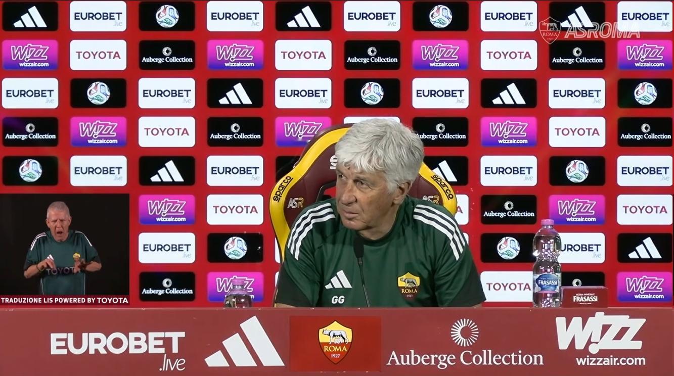 加斯佩里尼发布会开始了，他上来先进行了发言：“（拉涅利）上周五那次采访引发的这一