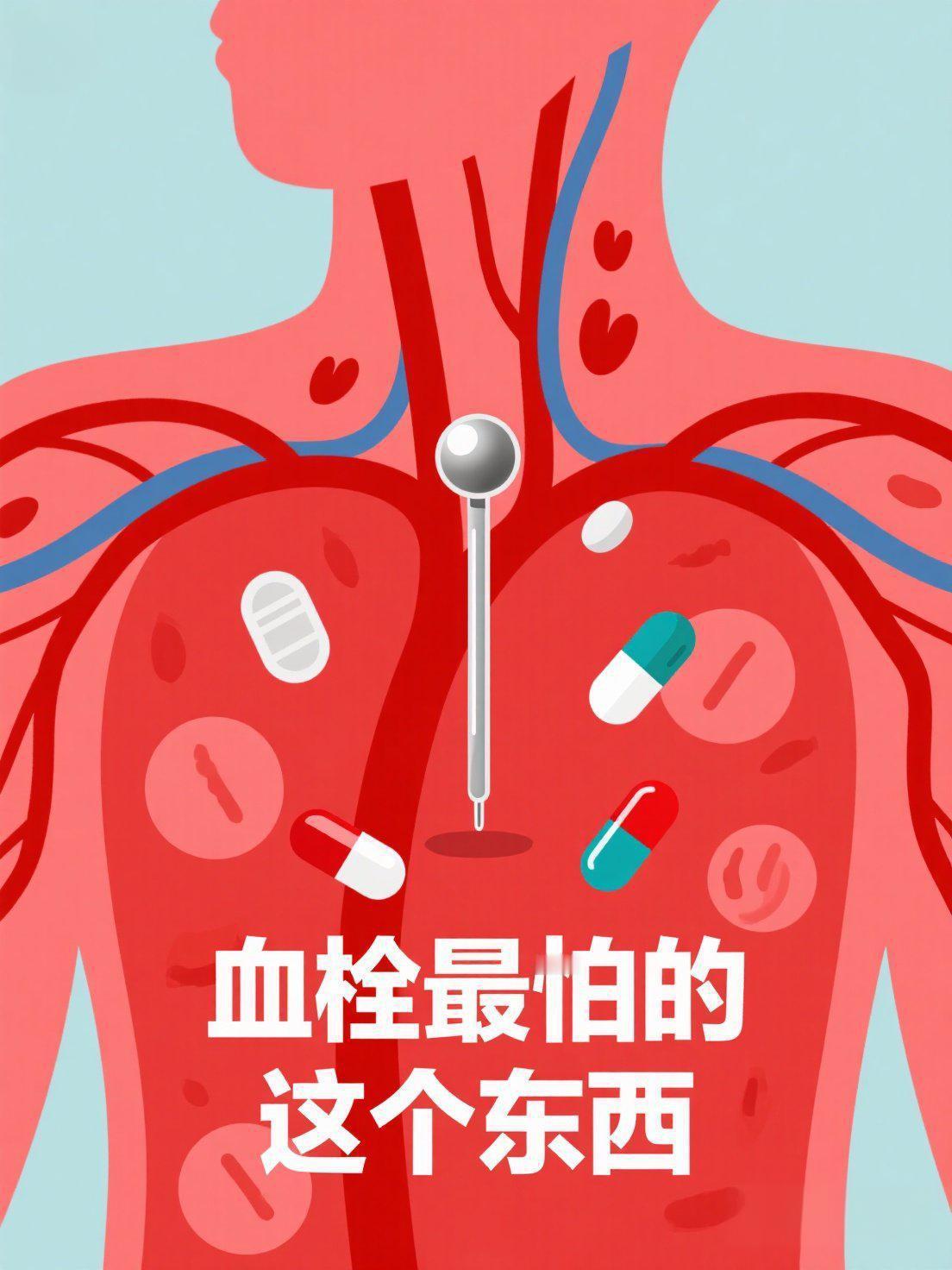 📢血栓最怕的这个东西｜每天5毛钱让血液流速快30%💥急！看这些症状，你的