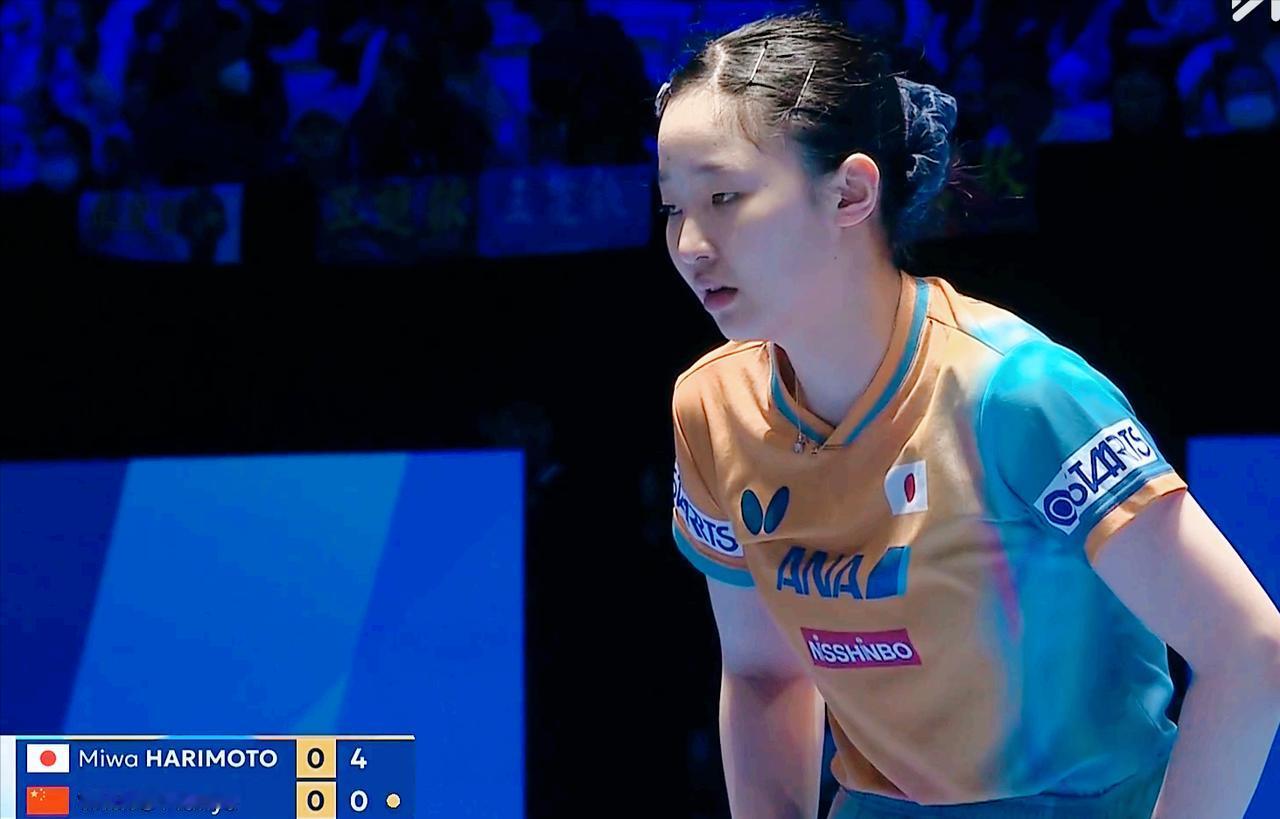坏了，王曼昱要被爆冷吗？第一局被张本美和打了11:7开局鳗鱼0:4落后张本