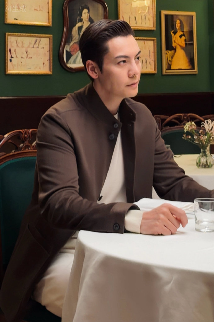 家人们快看过来！我在米兰餐厅撞见陈伟霆，他等人的样子就像《许我耀眼》续集在现场直