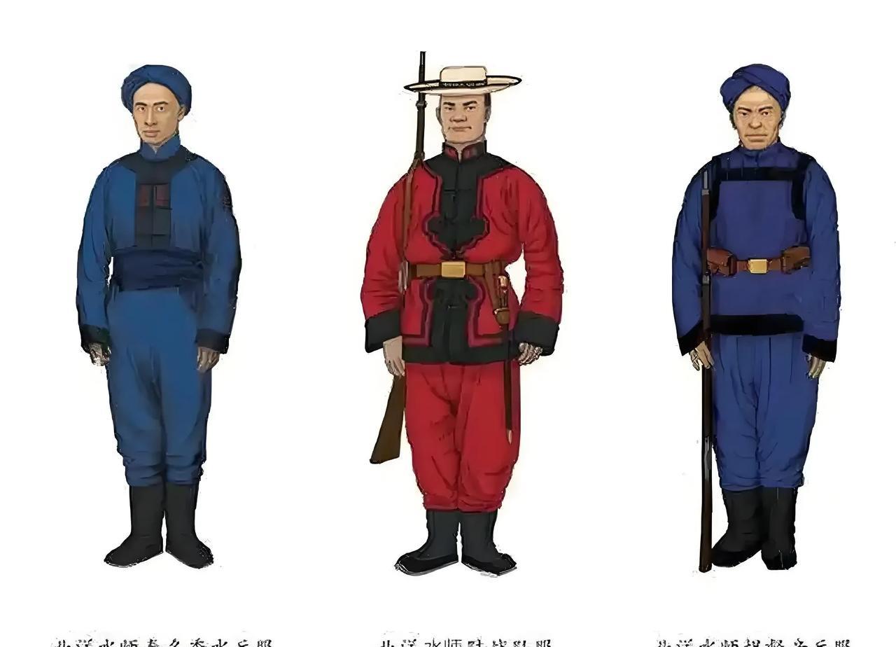 北洋水师普通士兵的军饷也远远多于绿营八旗。北洋水师的普通士兵，大多是威海、荣成一