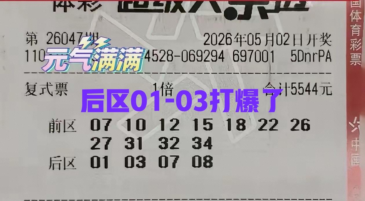 后区01-03打爆了假期上岸怎么样？这些大复式杀号票来袭，大家一