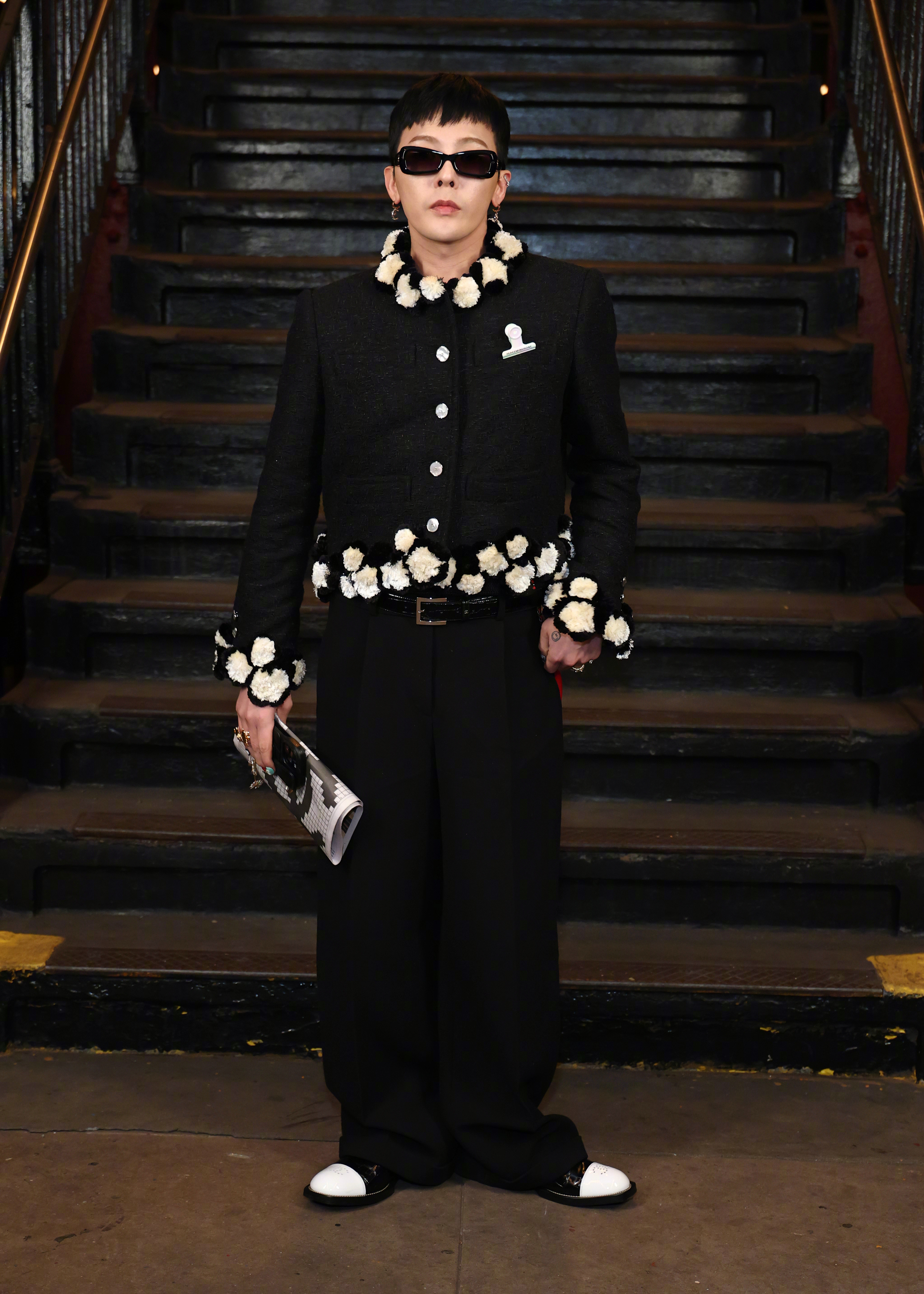 权志龙×CHANEL2026高级手工坊系列发布会香奈儿大秀权志龙狗啃刘海