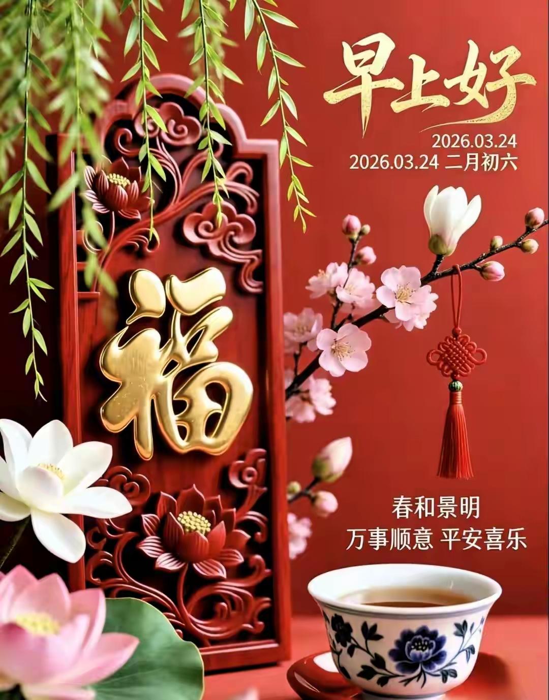 二月初六[玫瑰]早上好[大笑]人生没有最好的年龄，只有最好的