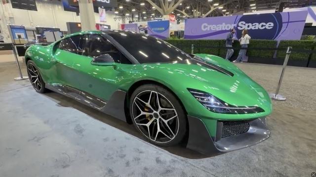 追觅旗下品牌星空计划的NebulaNext01概念车在2026年国际消费电子