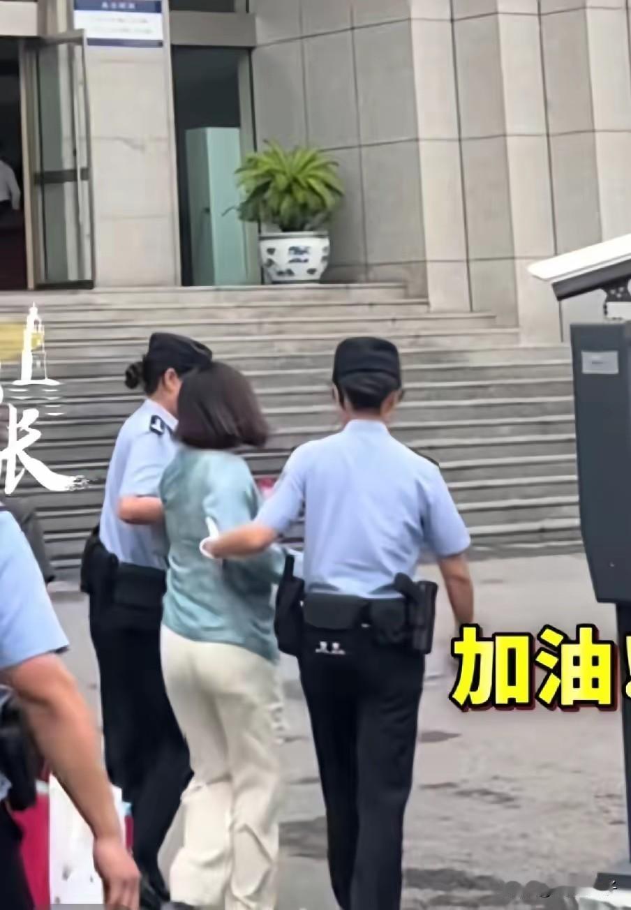王暖暖被搀扶着走进F院，将近7年了伤口仍未完全愈合！王暖暖坦然面对自己的离