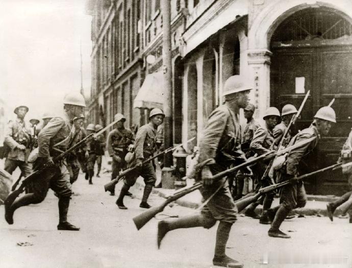 1937年淞沪会战期间的侵华日军