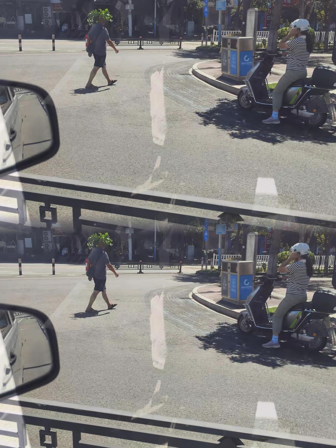 在大街上撞见外甥女的老公，那场景真是让人心里一紧