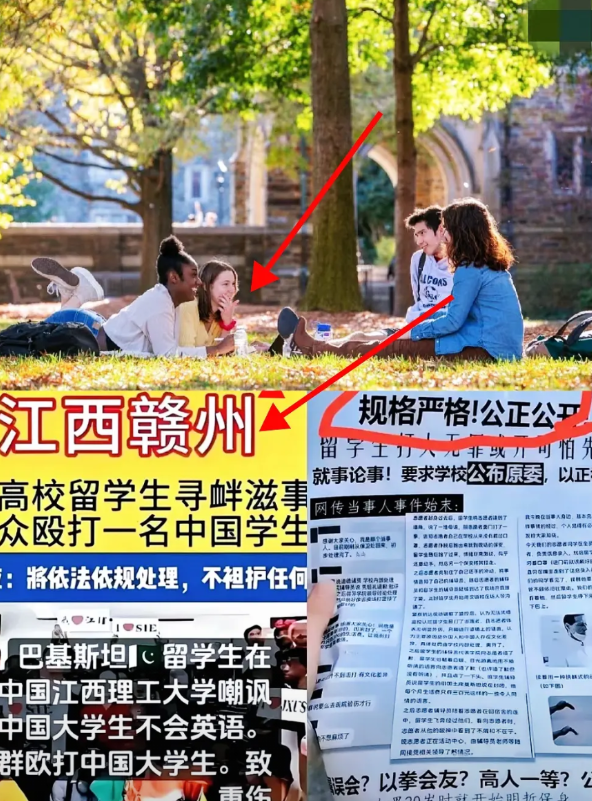 江西留学生打人事件后续来了！学校直接给那几个闹事留学生退学，取消签证，如今已
