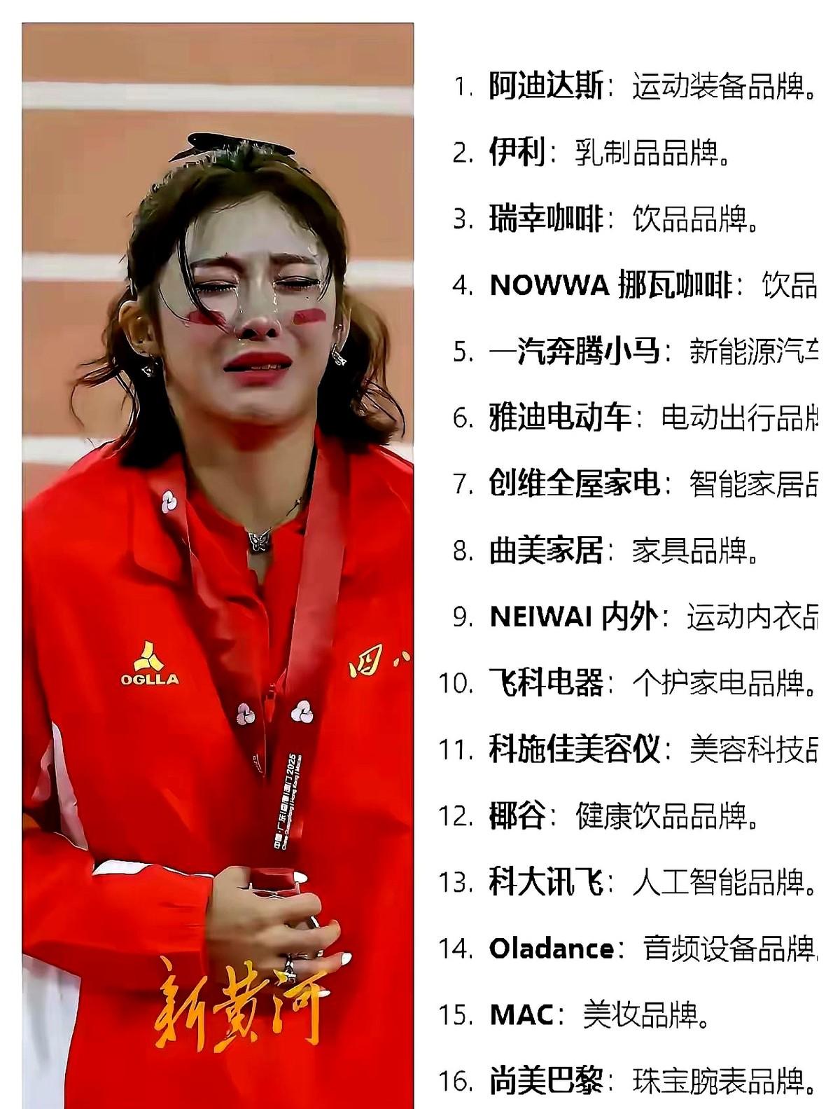 一场比赛没夺冠，吴艳妮损失超2000万。这事儿不是瞎猜。她赛后领奖台上的眼泪