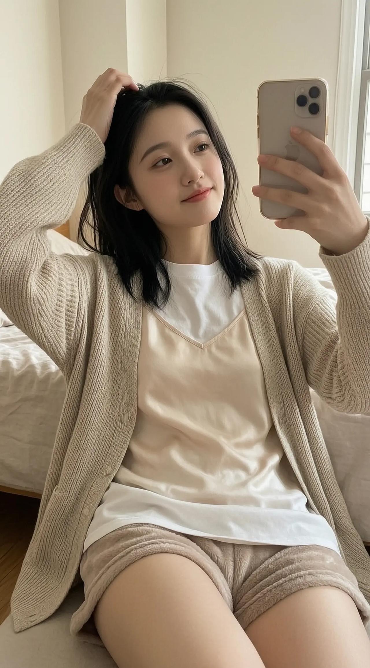 清晨起来，手机当镜子照[吐舌头眯眼睛笑][吐舌头眯眼睛笑][吐舌头眯眼睛笑]