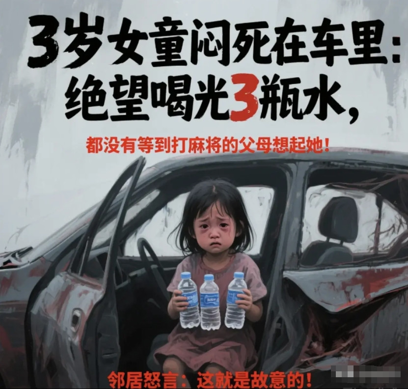 深圳3岁娃被锁车内3小时身亡，爹妈却在麻将桌！刷到深圳这事儿，我拳头都攥紧