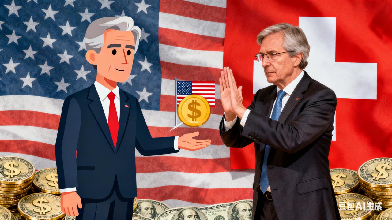 【美商务部长要1000亿控制权？瑞士：没门！】前脚刚靠“金条攻势”谈妥2000
