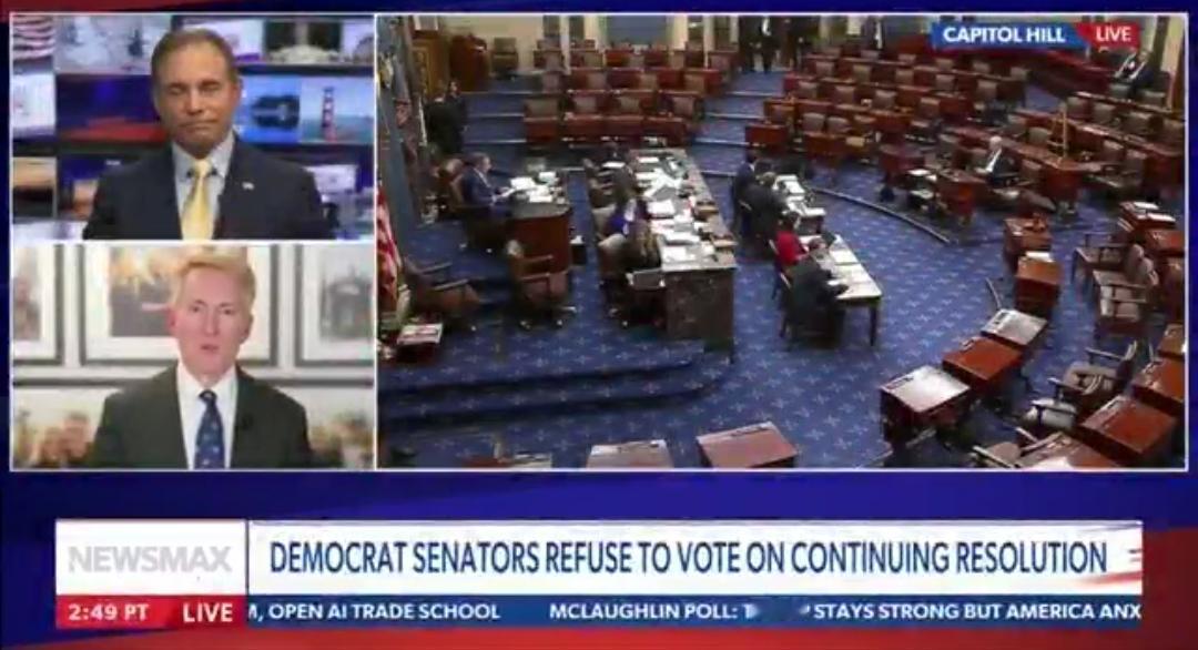 🚨🇺🇸兰克福德参议员:民主党不会在数万亿美元的支出问题上妥协“众议院所做