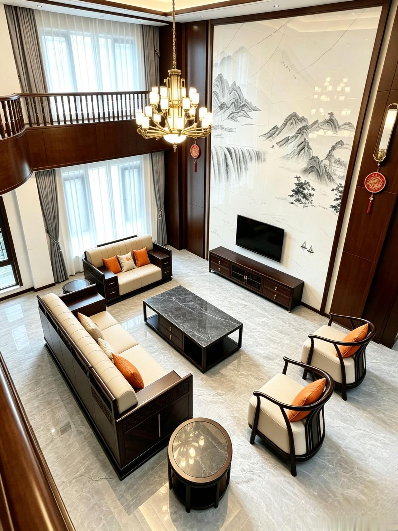新中式沙发新中式家具全屋定制家具客厅搭配中式美学