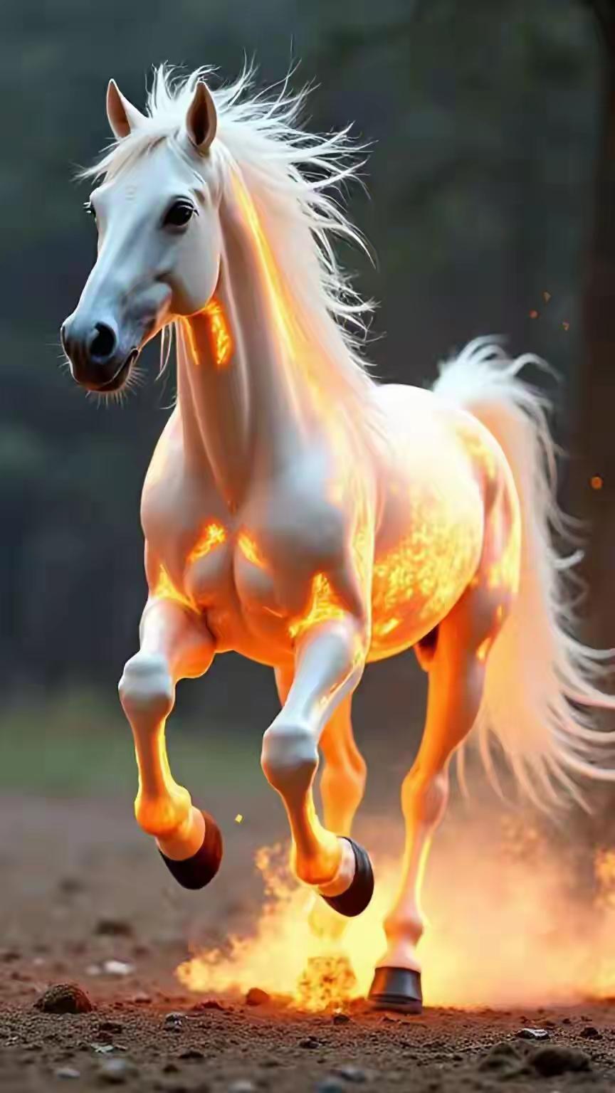 《七律·马年迎禧3》作者：转转看到银蛇归憩辞旧年，骏马奋蹄开新篇。