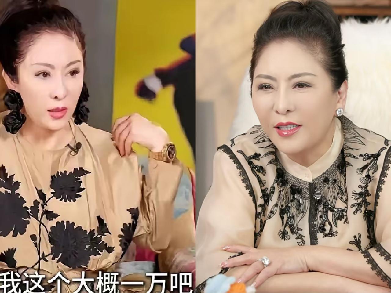 太讽刺了有没有！向太摸着身上衣服说不追奢侈品牌了，这件国内设计师的才一万