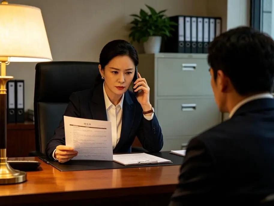 女总裁盯我简历十分钟，突然拨通电话：妈，你给我安排的相亲对象会议室里死寂了整整