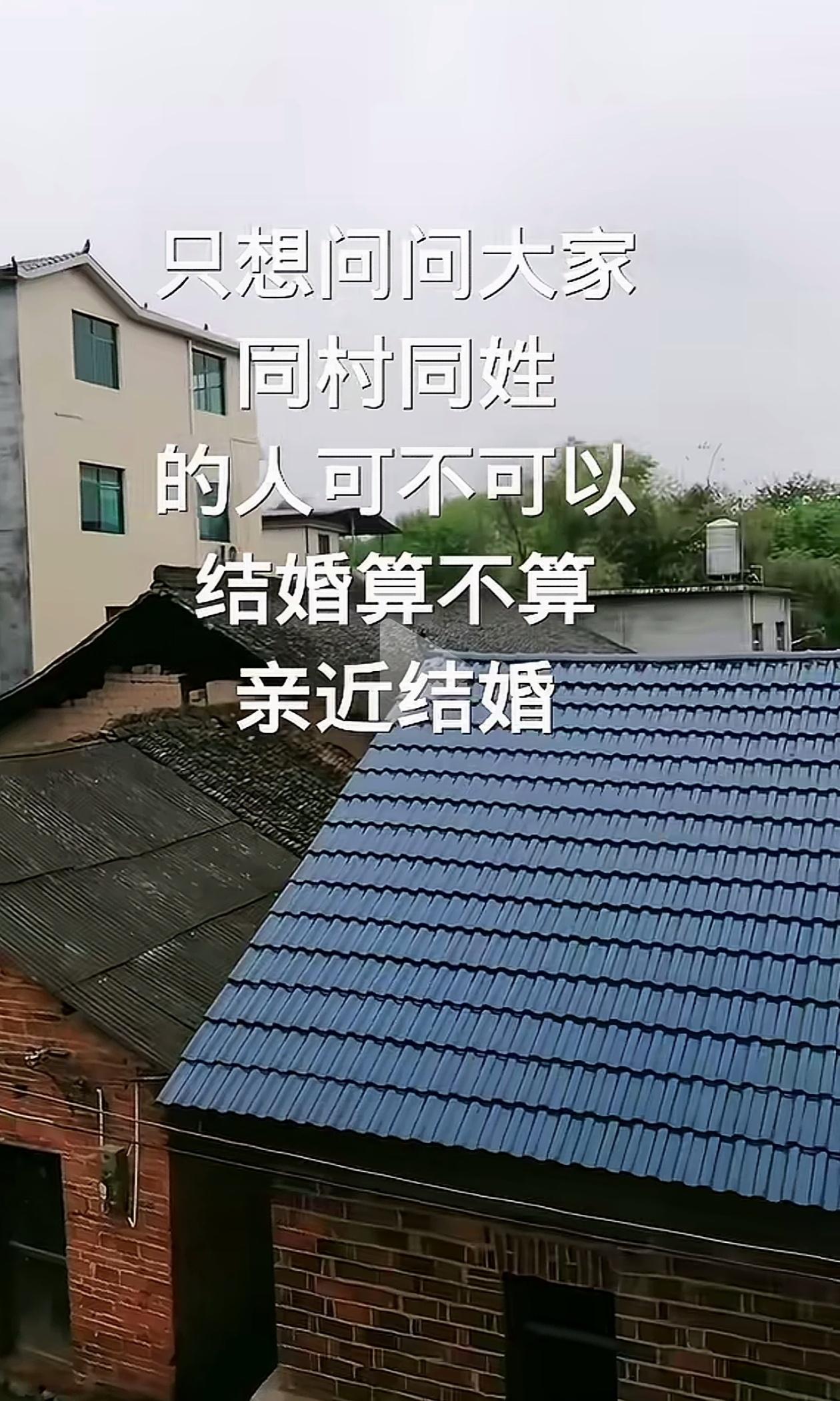 我姐夫的外甥，在90年代他与同村同姓同一祠堂，还是同一字辈的堂妹谈恋爱，他们之