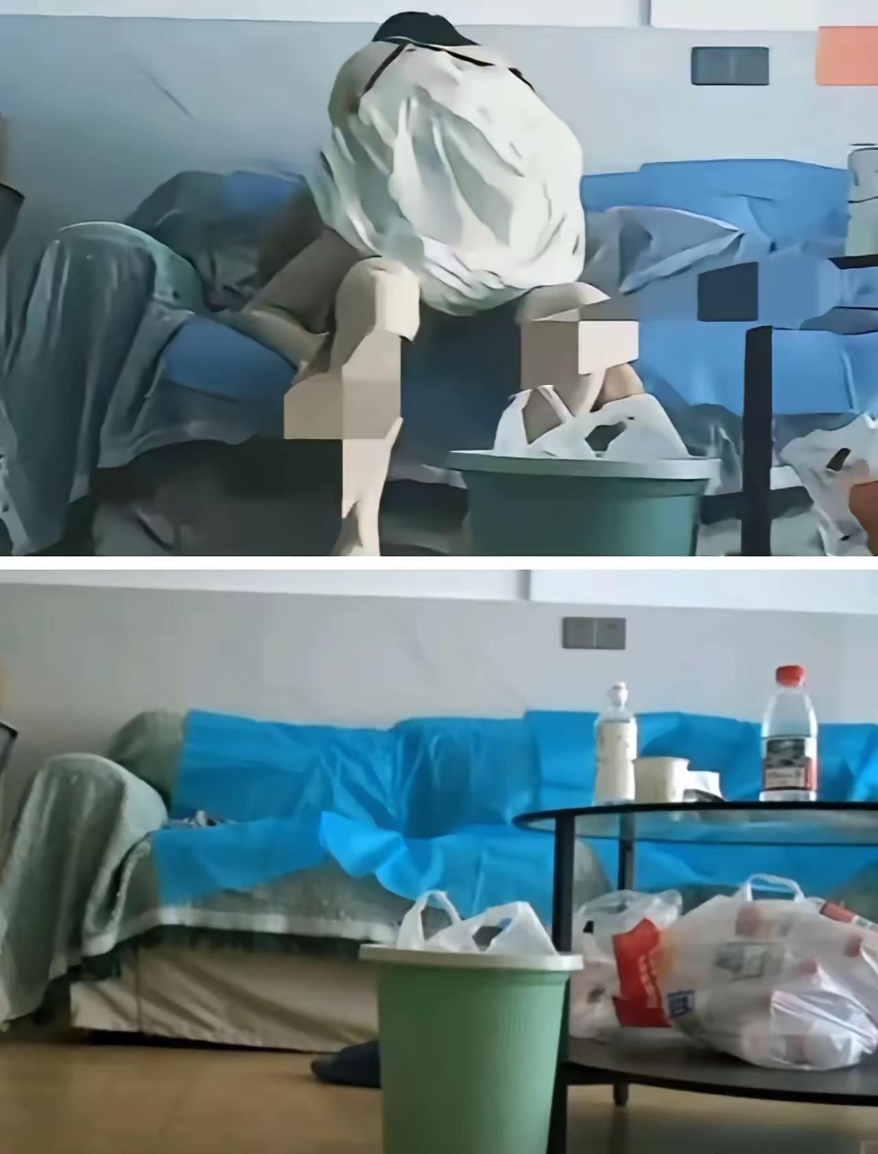 那两个医生“加班”事件后续来了！俩人在值班室沙发上，还特意铺了蓝色无菌单，结