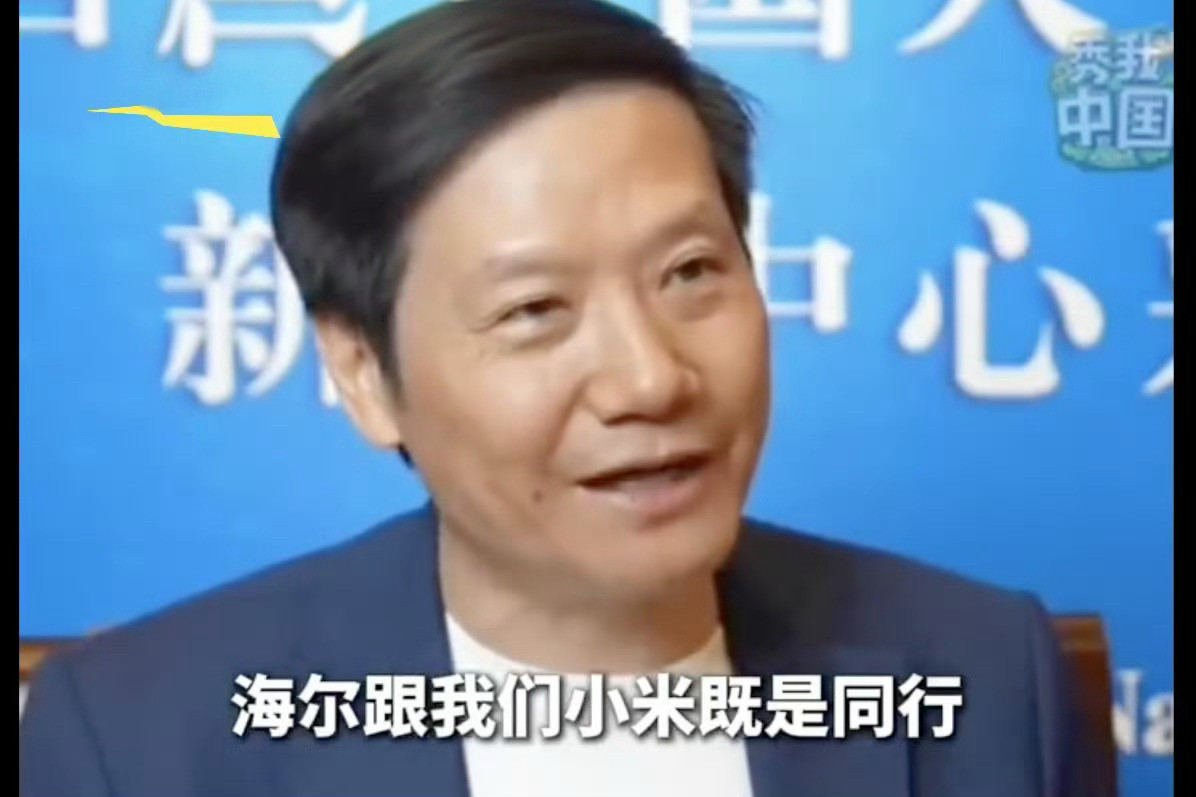 周云杰真诚回应雷军的邀请在两会采访里，看到两位有格局、有温度的优秀企业家同框，C