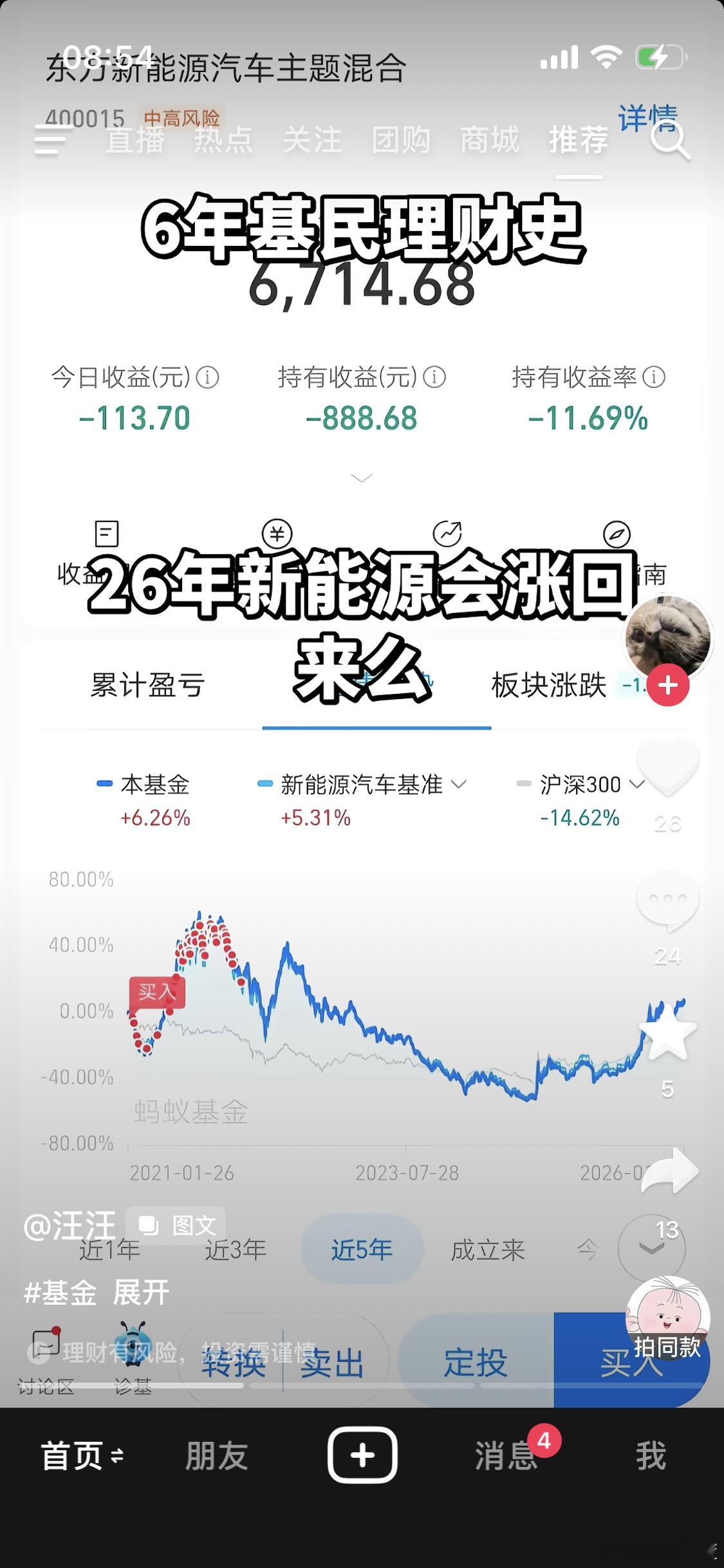 6年回不了本也就这三个板块的基金了吧？