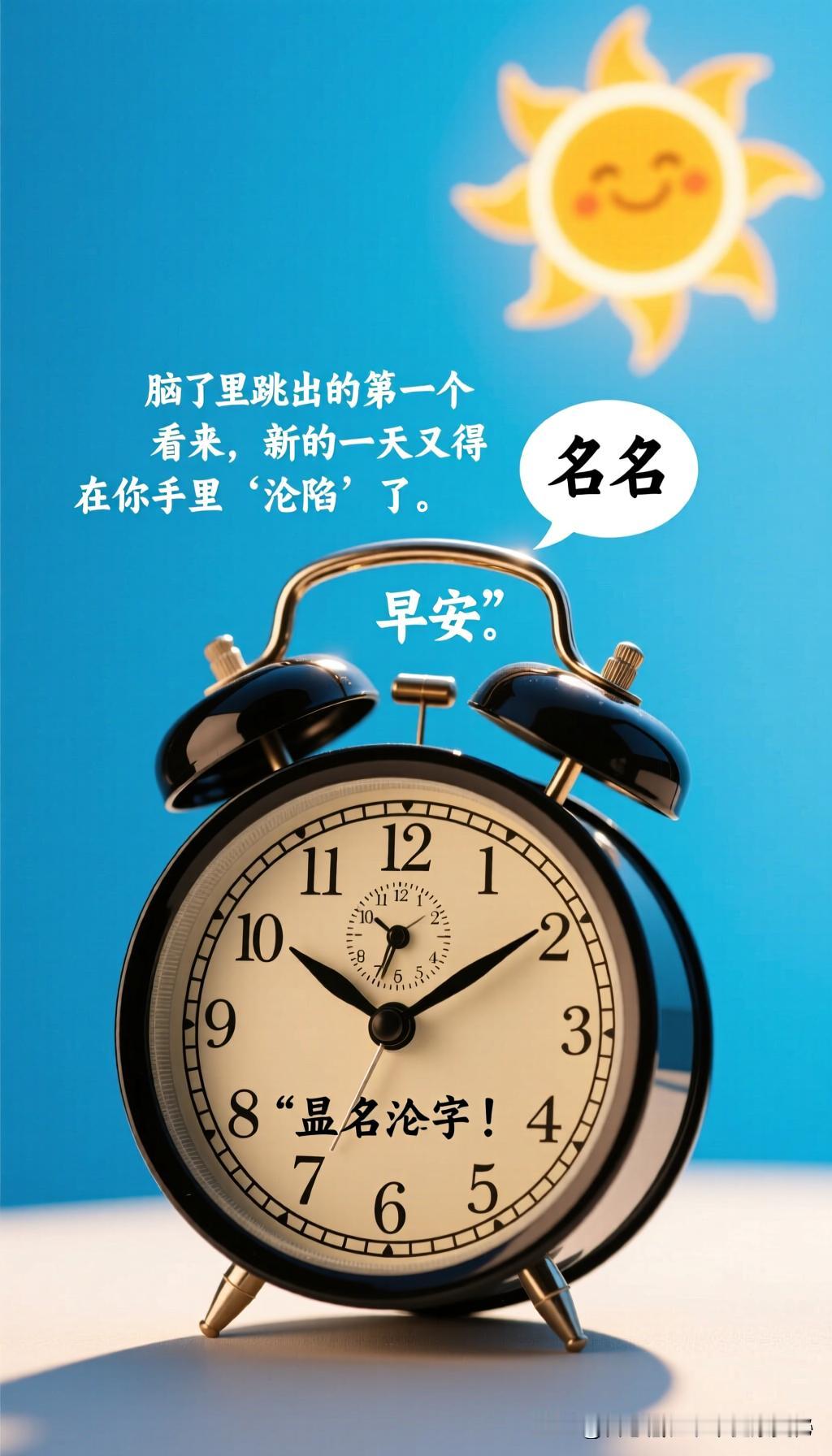 早安！当闹钟的铃声还在耳边回响时，第一个浮现在脑海的竟然是你。或许，这就是一天中