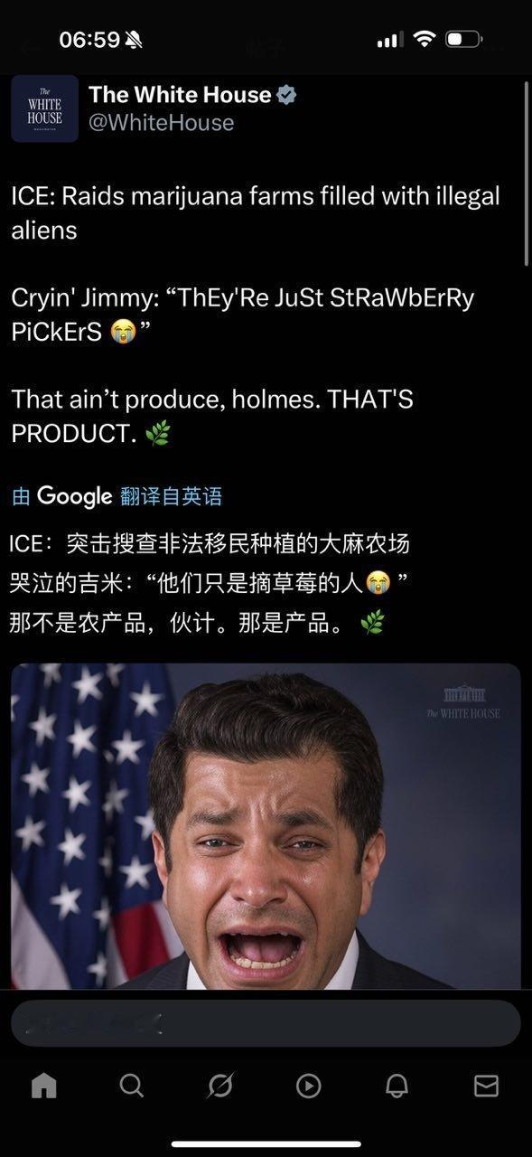 白宫：他们是摘草莓的人！​​​