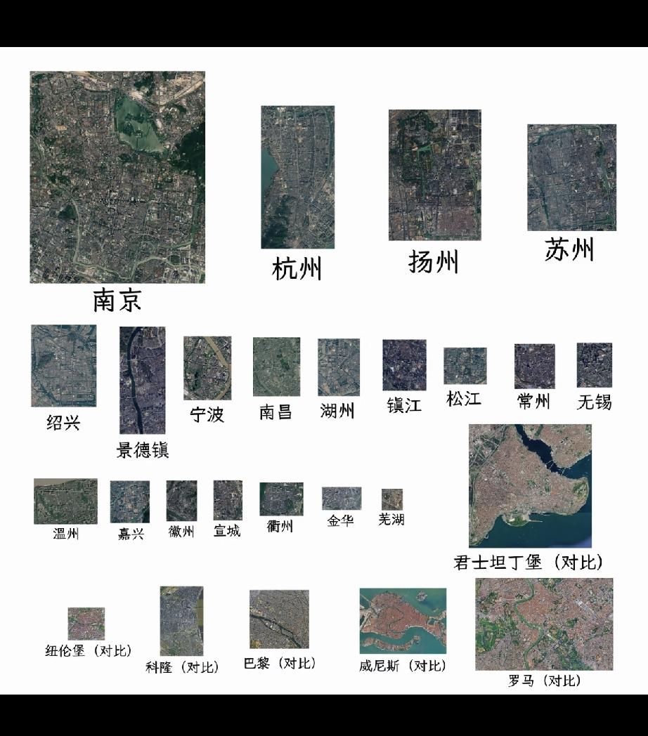 一直觉得杭州老城没苏州老城大，结果一查资料，简直被打脸。[笑着哭]杭州老城核心区域